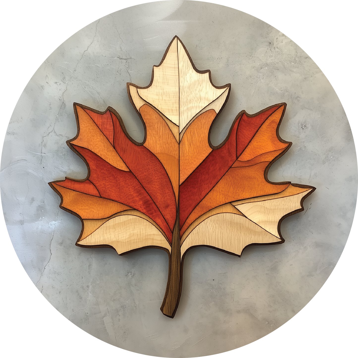 Acoustic Guitar Sound Hole Cover – Maple Leaf Design Sound Hole Insert